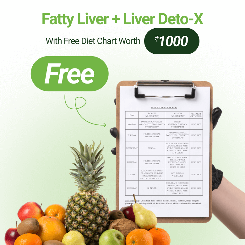 Say goodbye to fatty liver in few weeks + diet chart + doctor consultation ( FREE)