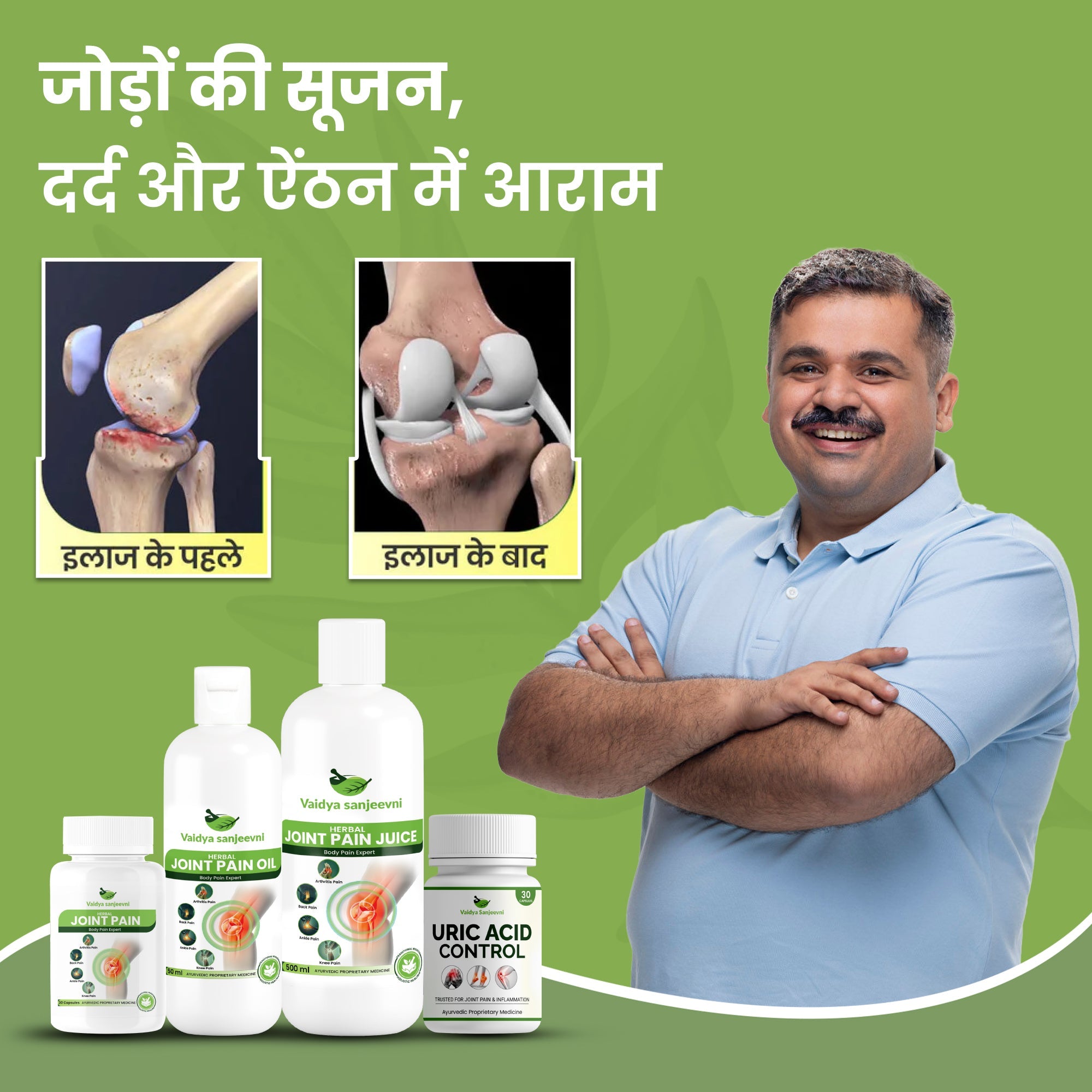 Joint Pain Relief in few weeks + Diet Chart + Doctor Consultation ( FREE)