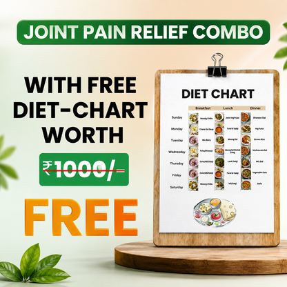 7 Days Result Joint Pain Relief Kit (28 Herbs) + Diet Chart and Doctor Consultation (FREE)